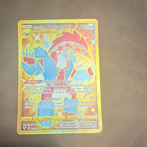 Other - Pokémon TCG Galarian Obstagoon 198/185 Vivid Voltage Secret Rare Holo 160HP